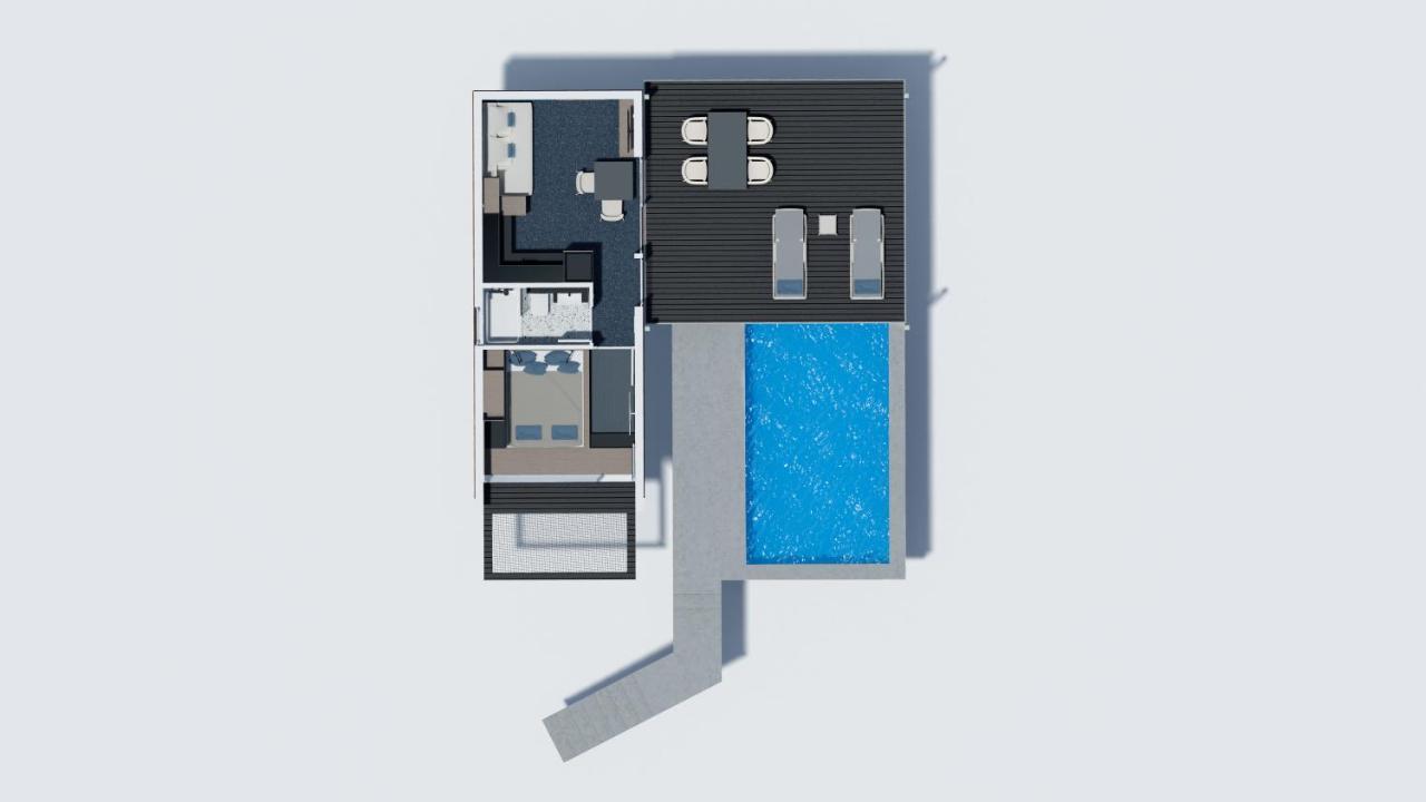 Maison de Vacances pour Couples avec Piscine