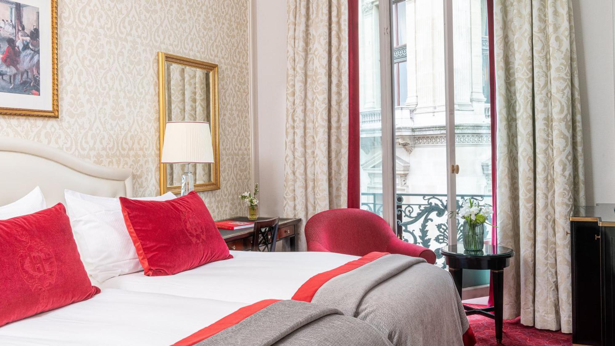 Chambre Lits Jumeaux Classique avec Balcon - Vue sur Opéra