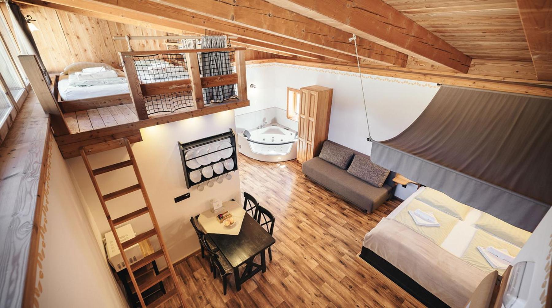 Appartement Duplex avec Baignoire Spa