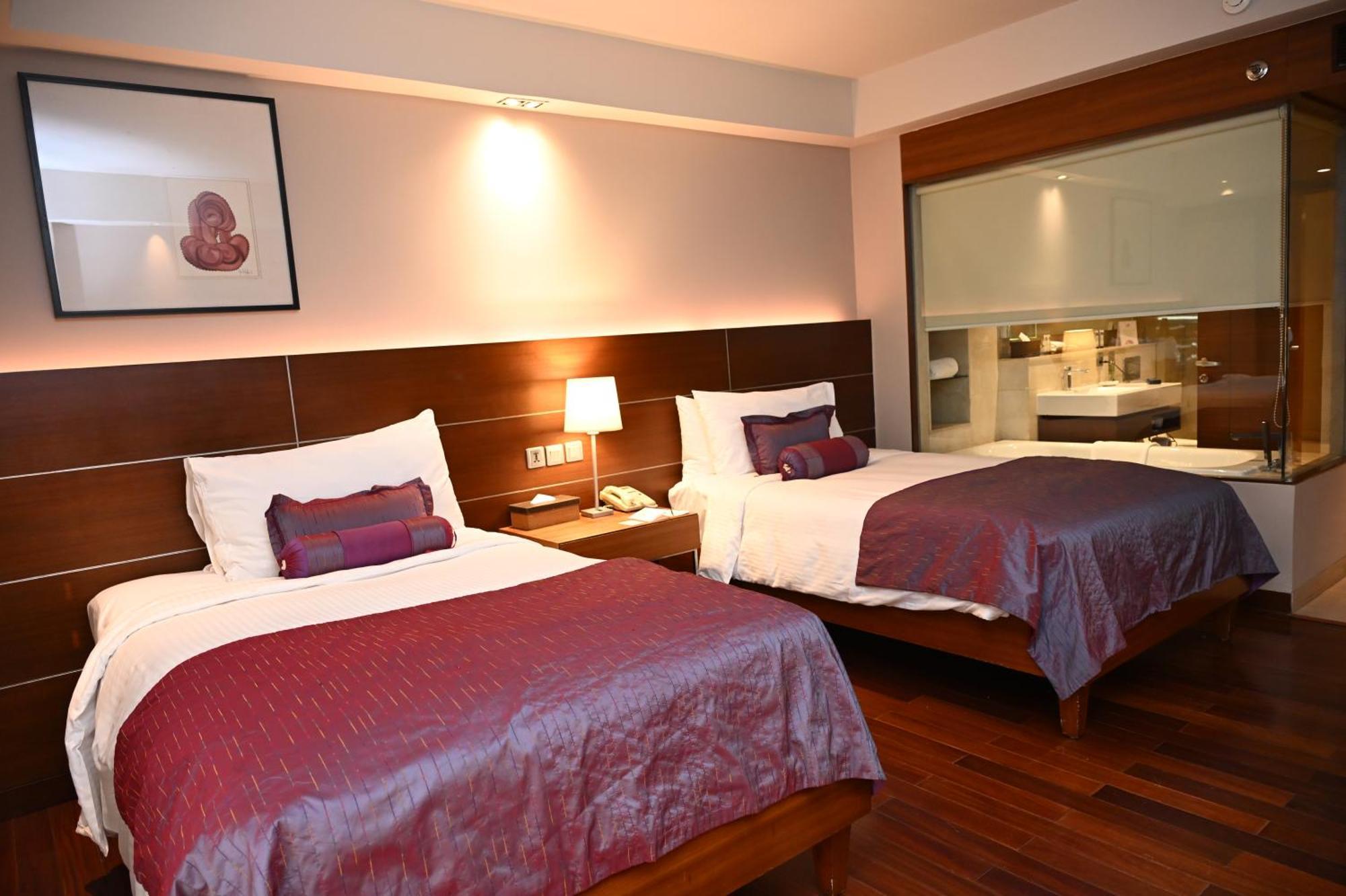 Chambre Executive Club Lits Jumeaux - 10 % de réduction sur la nourriture et les boissons sans alcool, la blanchisserie et le spa