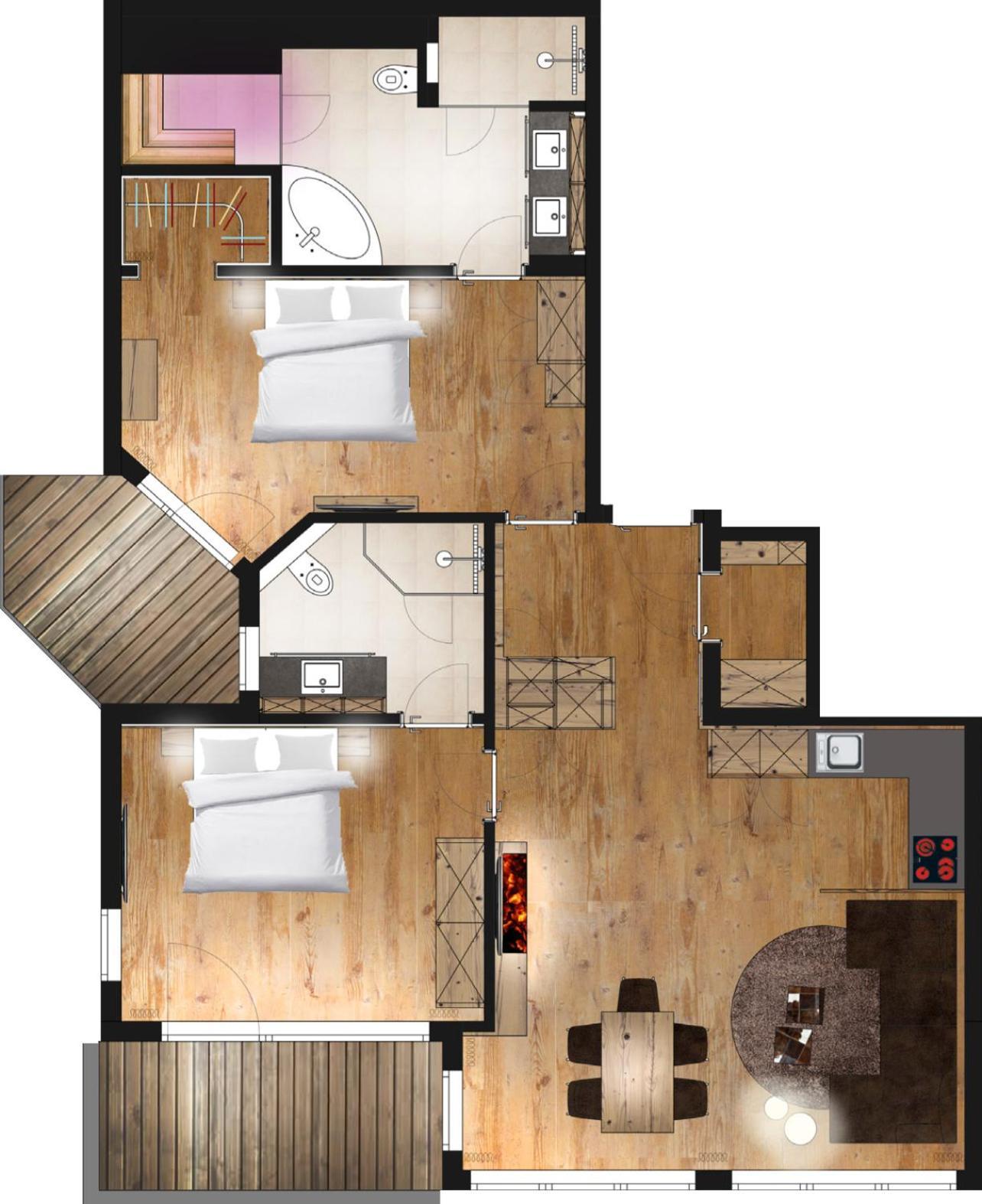 Appartement Supérieur avec Sauna