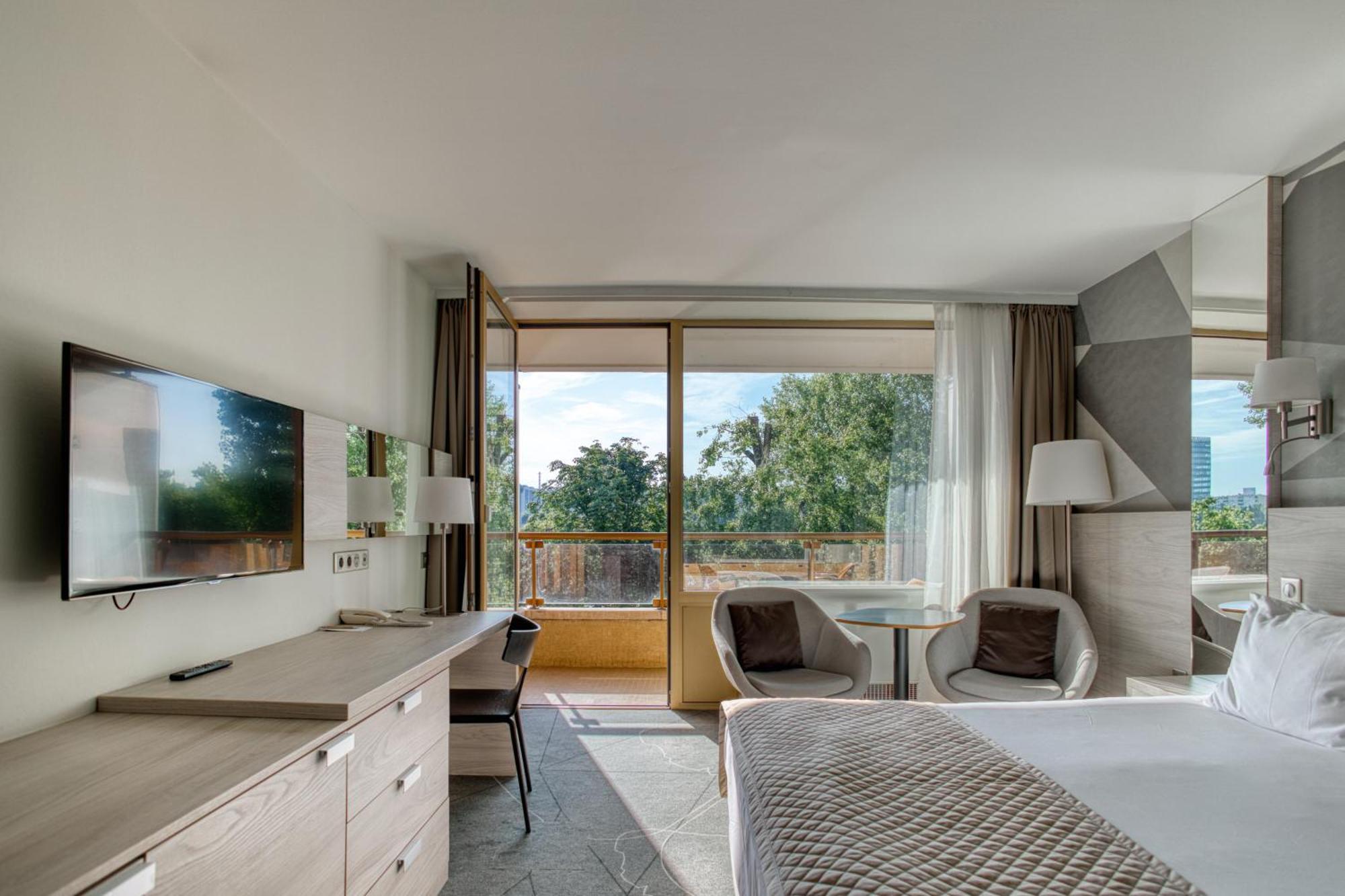 Chambre Double Premium avec Accès Bien-Être et Salle de Sport