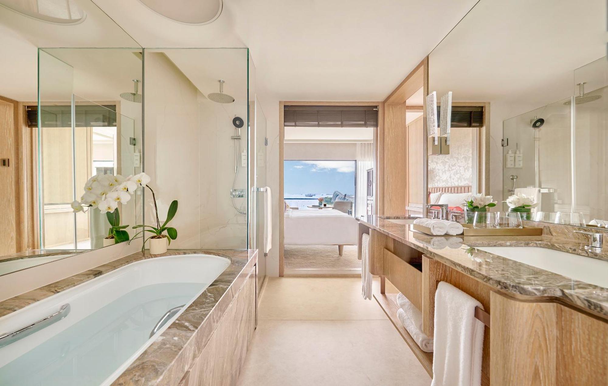 Chambre Lits Jumeaux avec vue sur mer