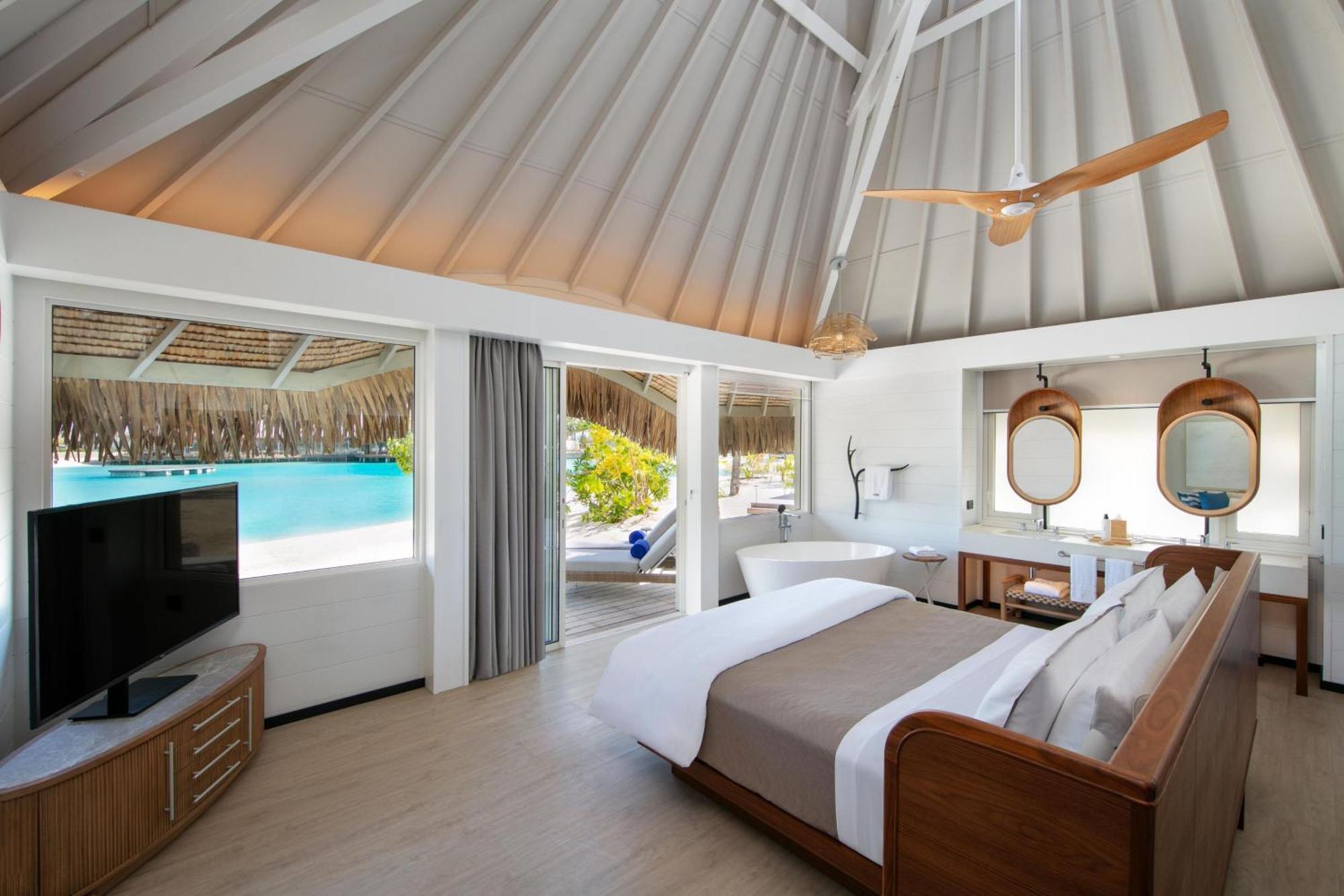 Suite dans Bungalow près de la Plage avec Petite Piscine - Vue sur Lagon