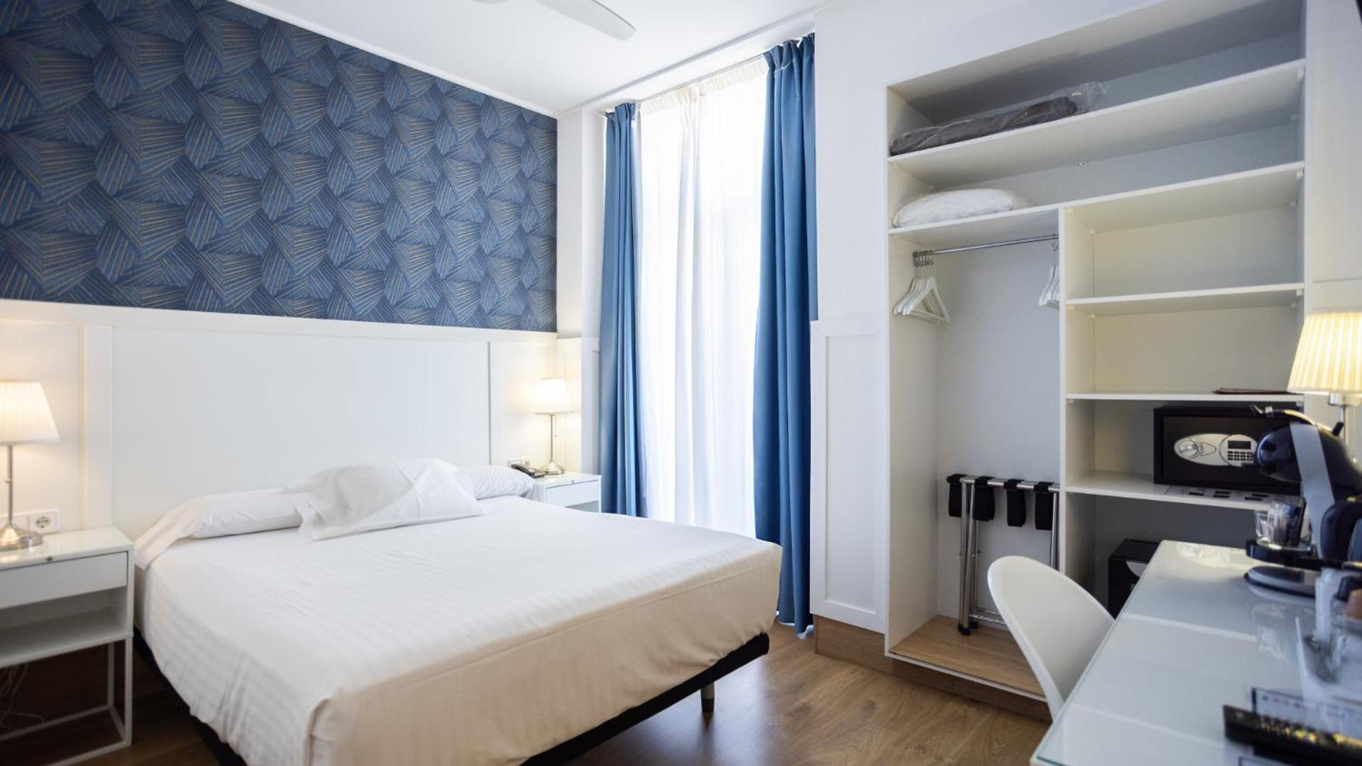 Standard Double Room city council square view