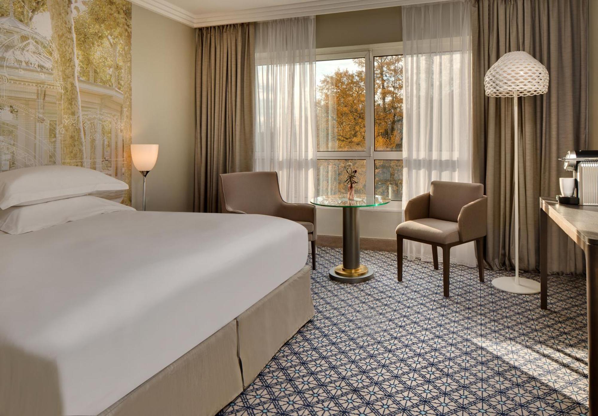 Chambre Double Deluxe avec Terrasse et Vue sur le Parc