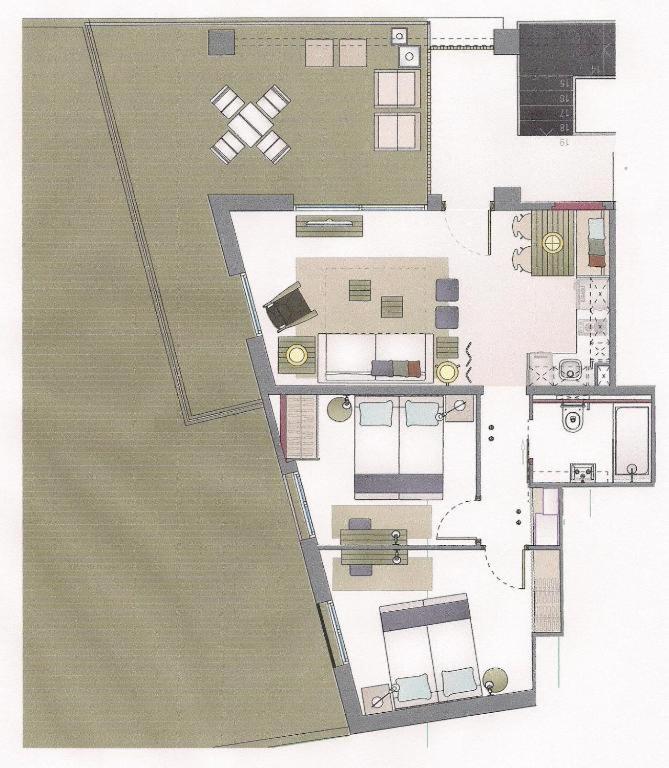 Appartement 2 Chambres avec Terrasse