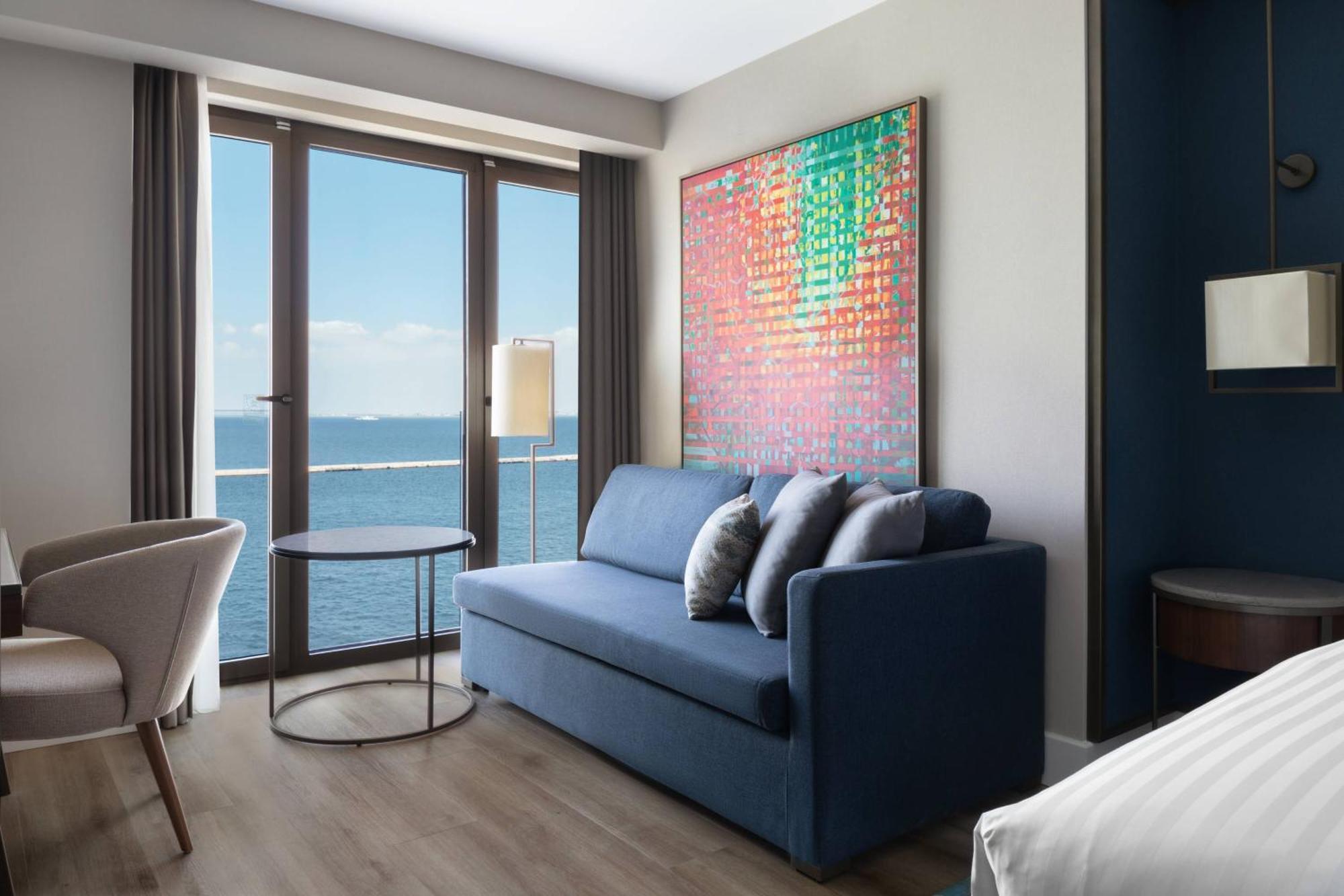 Chambre Exécutive Lits Jumeaux avec Accès au Salon Exécutif - Vue sur Mer