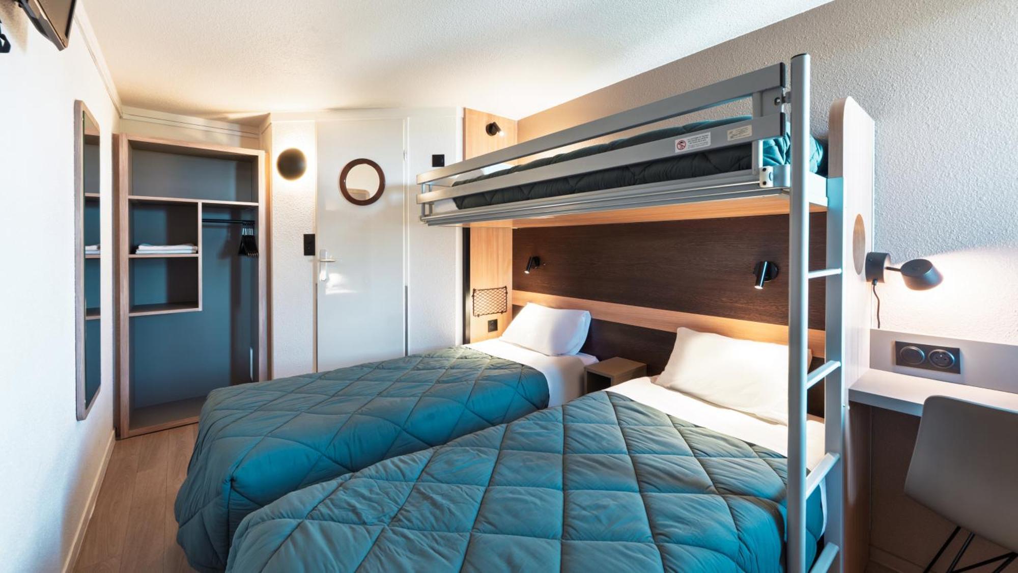 Standard Room 2 Single Beds 1 Bunk Bed