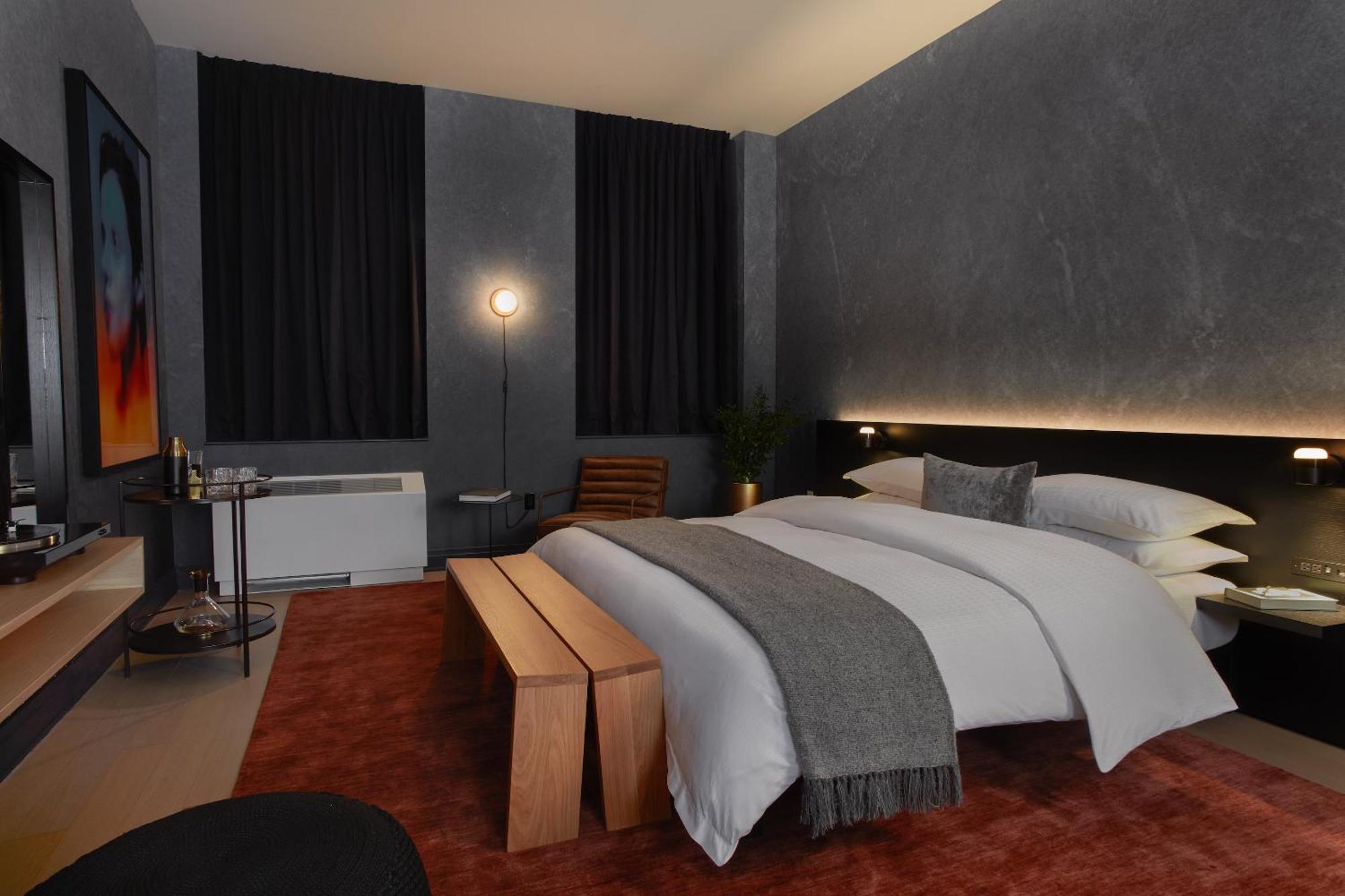 Studio Lit King-Size Deluxe (Réception Ouverte 24h/24 et 7j/7)