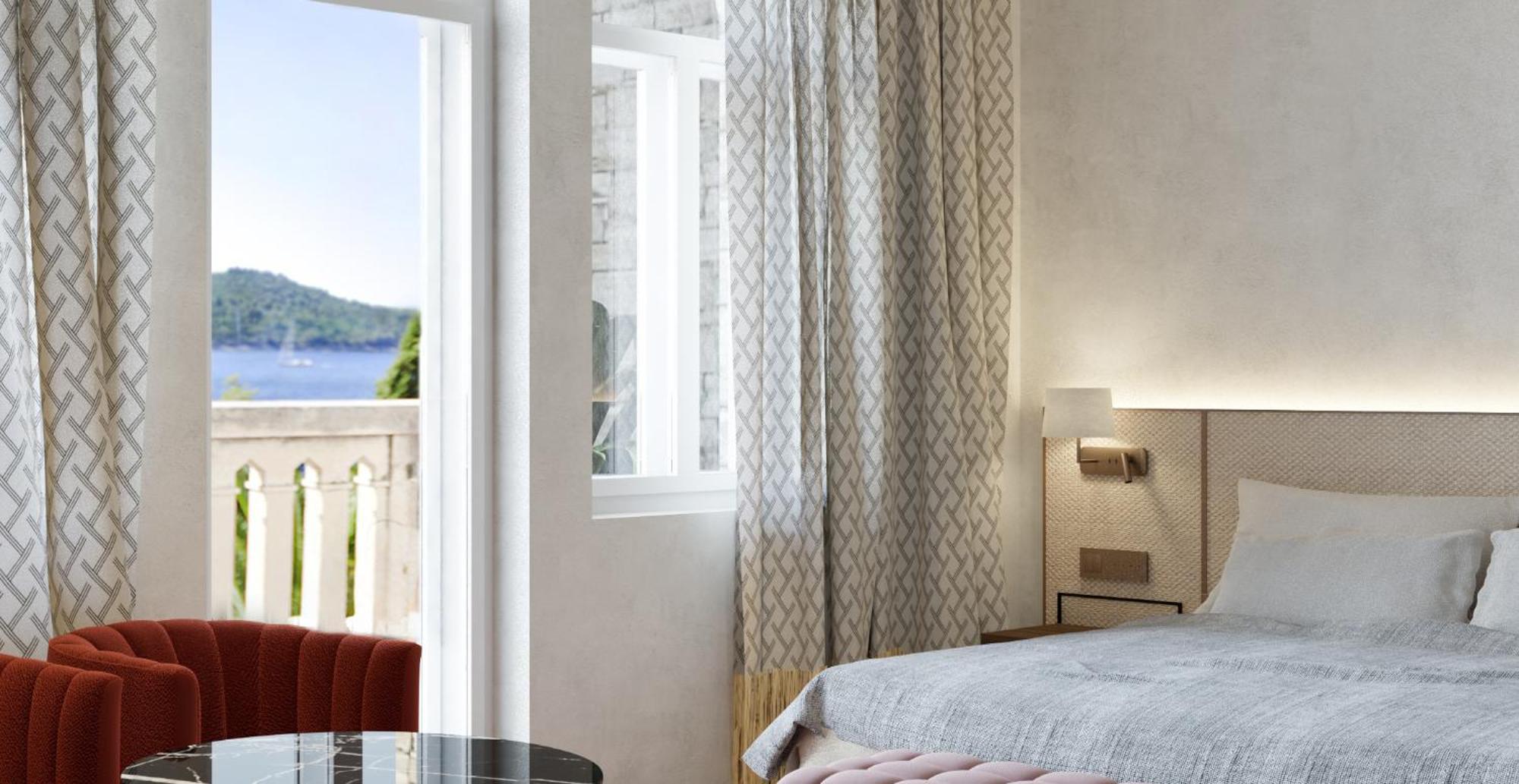Chambre de Luxe avec Balcon et Vue sur la Mer