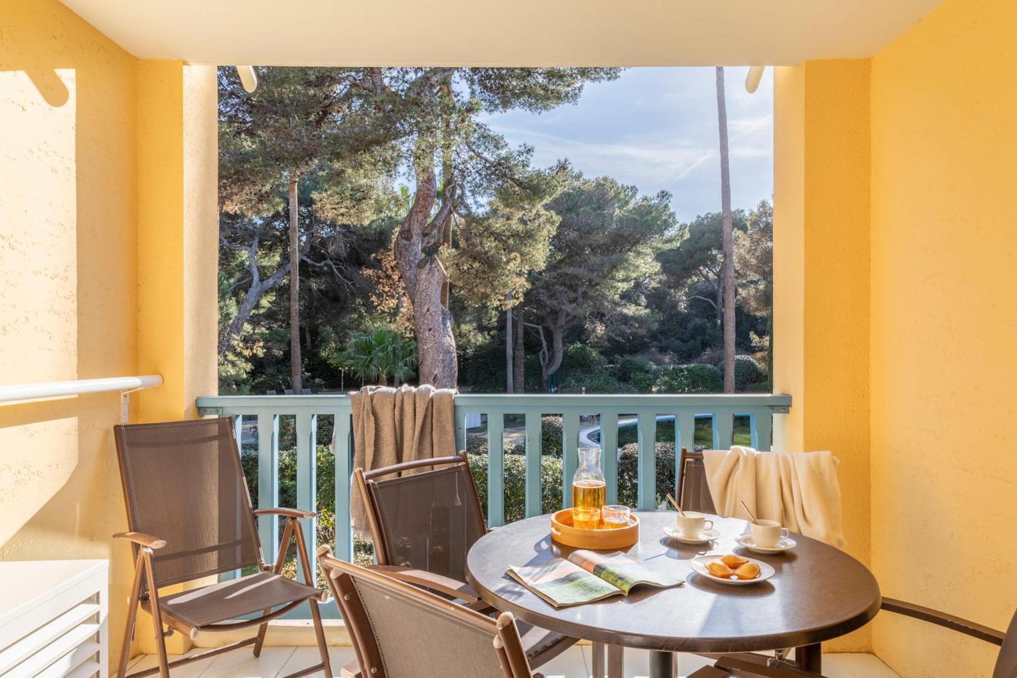 Superior One-Bedroom Apartment Air Conditioning Terrace or Balcony Garden View