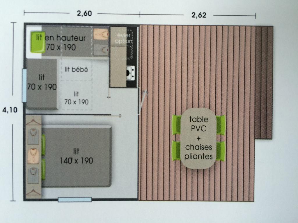 Cabine en Bois - Emplacement