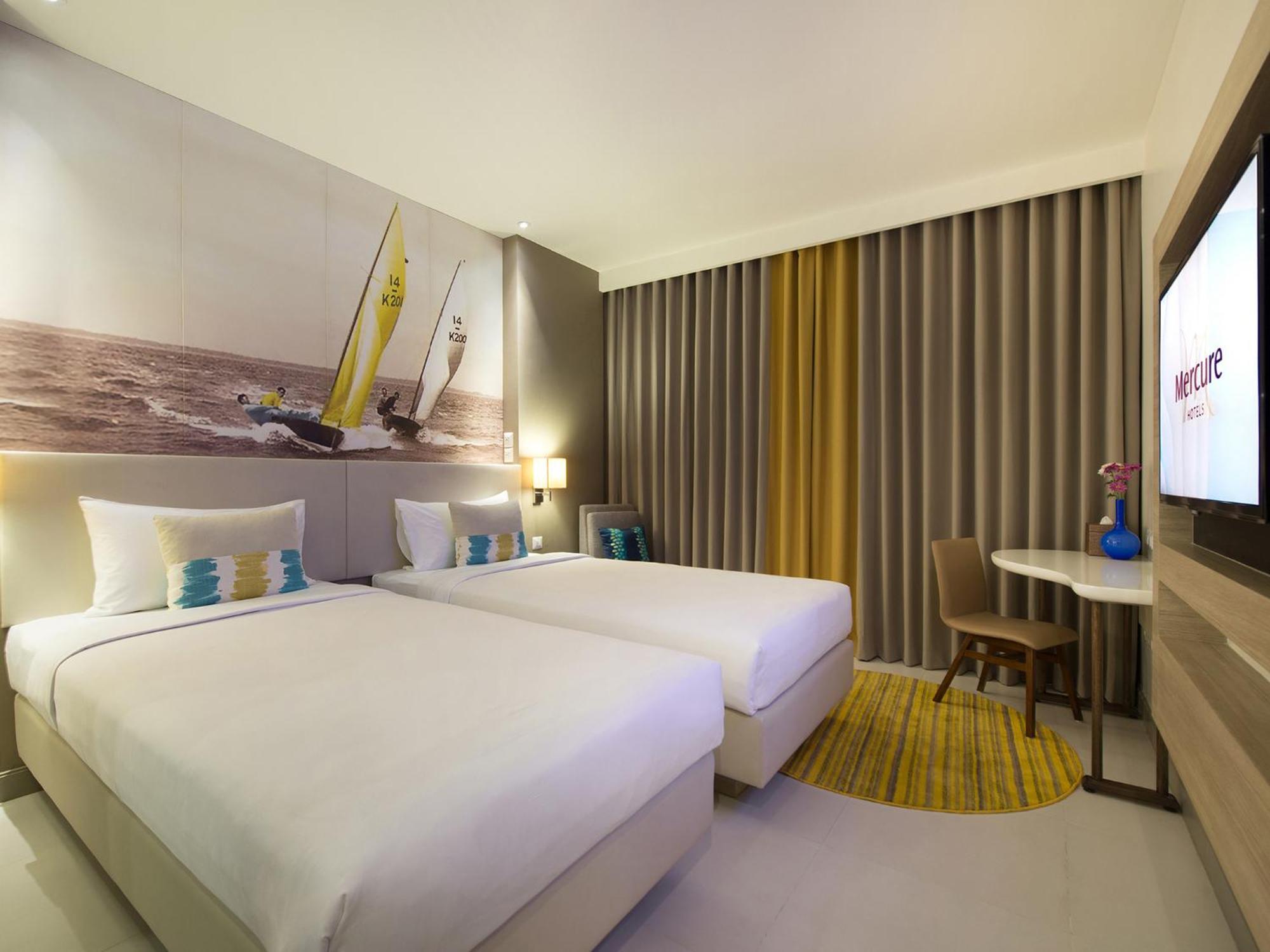 Chambre Lits Jumeaux de Luxe avec Vue sur l'Océan