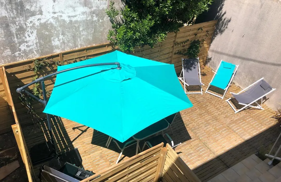 100M Plage Appt 3Ch 6Pers Avec Fibre Patio Barbecue-1