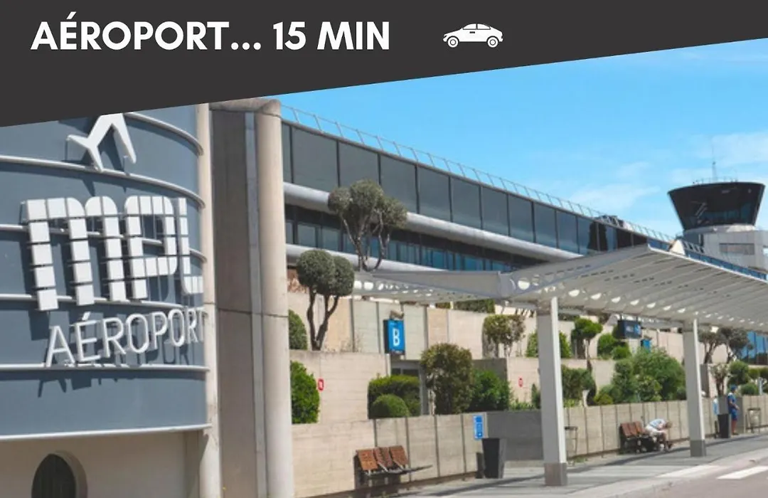 NOUVEAU - Jungle Montpeul - Clim - Wifi fibre - Netflix - 5' du centre et gare - Parking - Loggia - 15' des plages-1