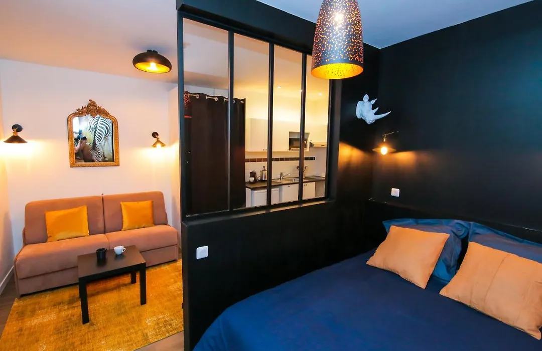 Le Zèbre, T1 hypercentre chic et cosy, Wifi par SOVALFI-1