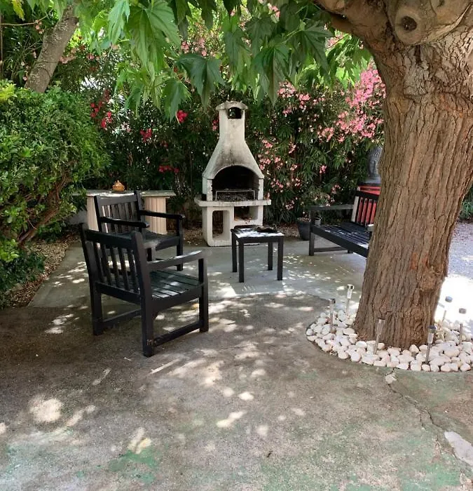Les dahlias appartement 4 personnes Jacuzzi Barbecue Jardin arboré Climatisé-1