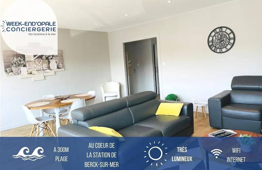 Appartement lumineux à 300m de la mer-1