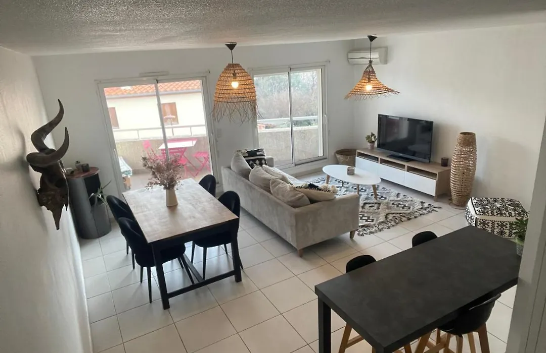 Appartement T3 climatisé,balcon, classé 3 étoiles-1