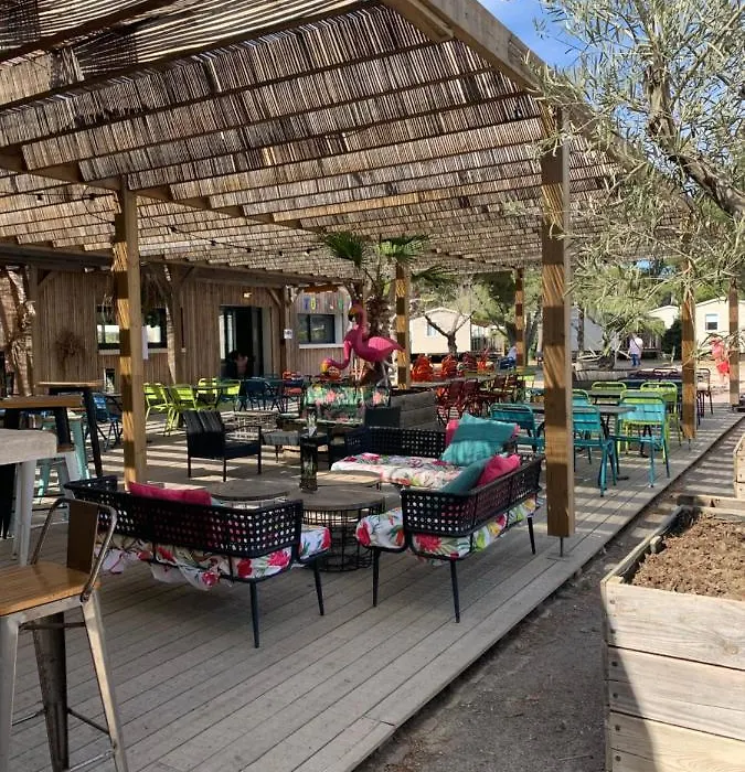 Mobil home Camping 4* La Falaise Narbonne Plage-1