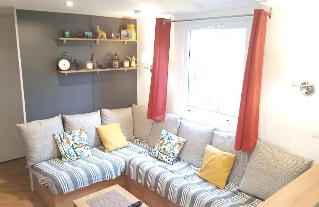 Mobil Home - Clim, Lv, Ll, Tv - Camping Les Sables Du Midi '4 Etoiles' - 002-1