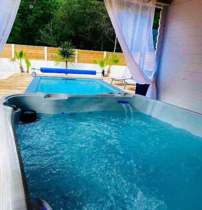 Maison à biscarrosse avec piscine et jacuzzi-1