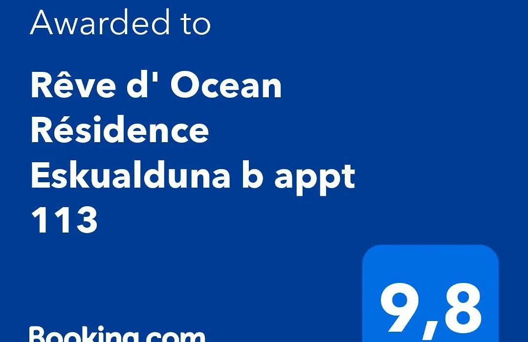 Reve D' Ocean Residence Eskualduna B Appt 113-1