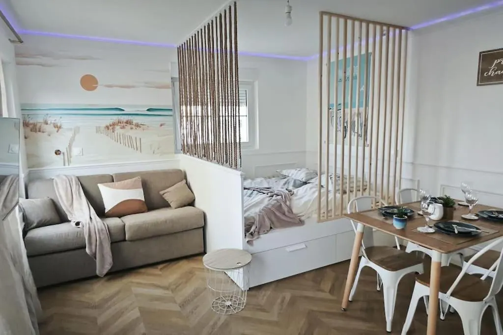 Perle Berckoise - studio - 250m de la plage - 1er étage-1
