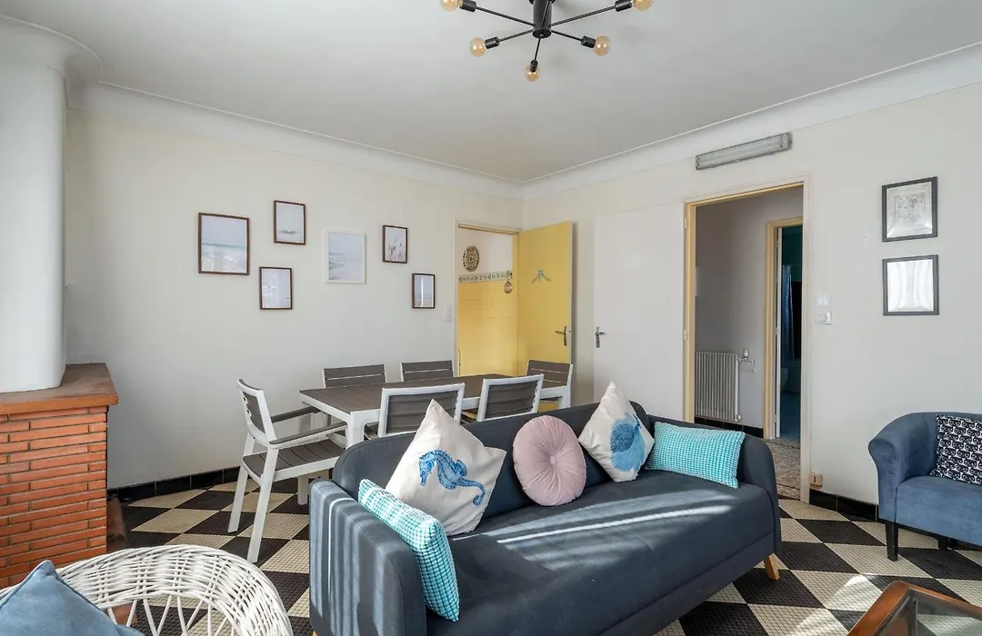 Maison 2* à 150m de l’océan, 6 pers, terrasse, jardin, proche activités - FR-1-50-93-1