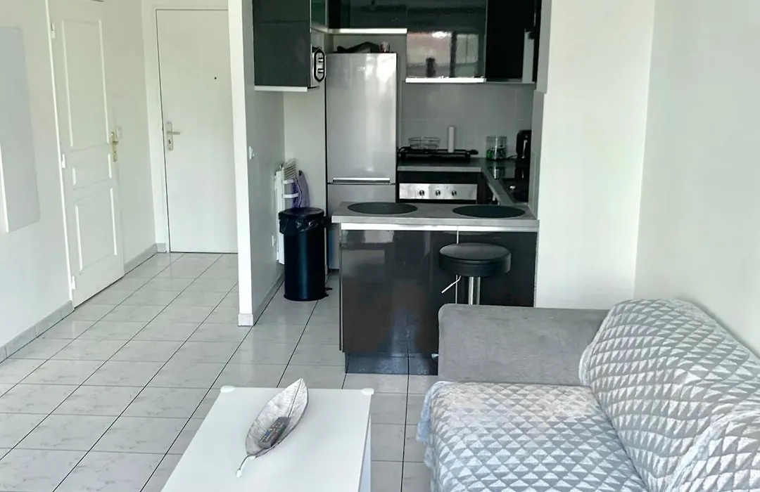 Appartement 1 chambre proche Gare RER B Vert Galant - Parking et balcon privé - Proche Aéroport Roissy CDG - Parc Des Expositions - Paris - Stade de France - Astérix - Disneyland Paris-1