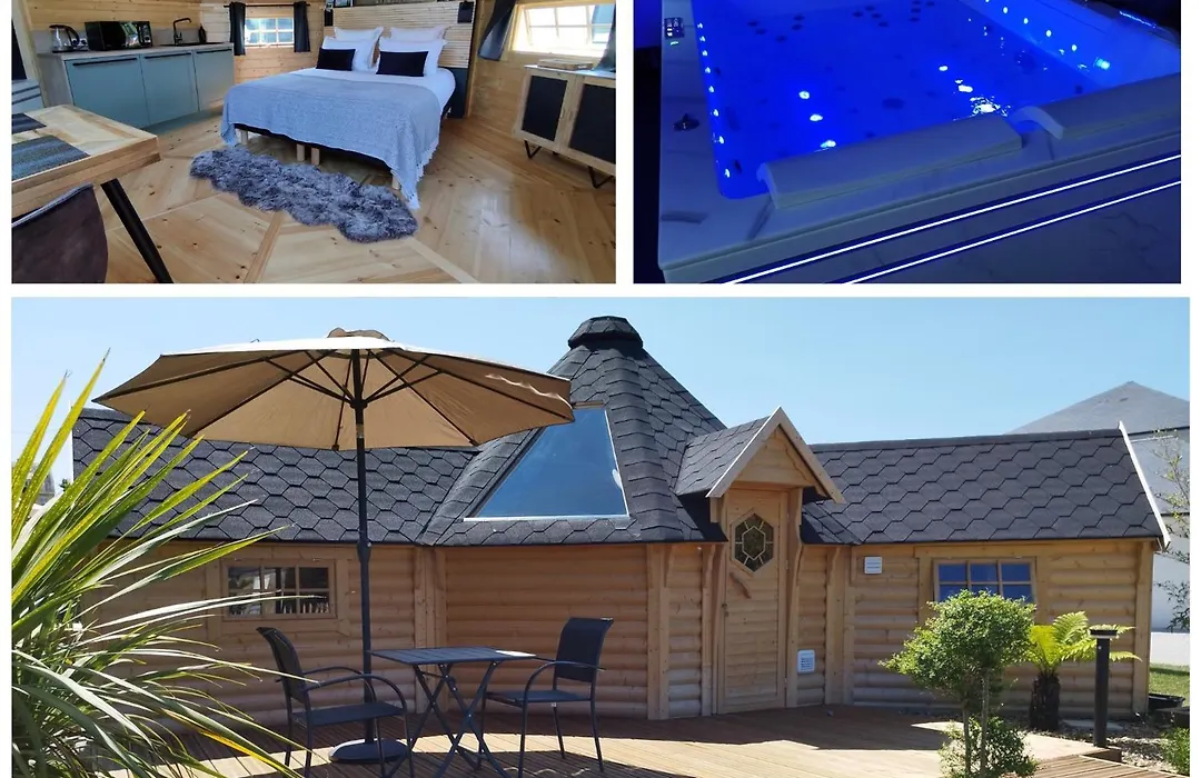Cottage climatisé avec baignoire SPA 2 personnes-1