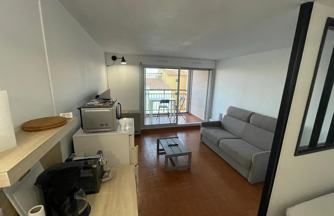 Appartement Studio Cap D'Agde Avec Vue Port Et Piscine-1