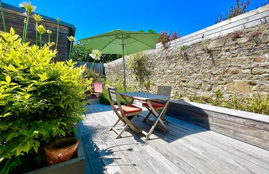 300 m Plage et Centre Ville - Parking Privatif et Gratuit sur Place - Terrasse Bois-1