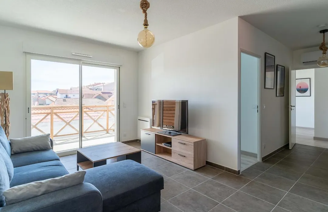 Appartement 3* à 50m de l'Océan, 5 pers, Clim, Wifi, Parking - Mimizan Plage - FR-1-50-116-1