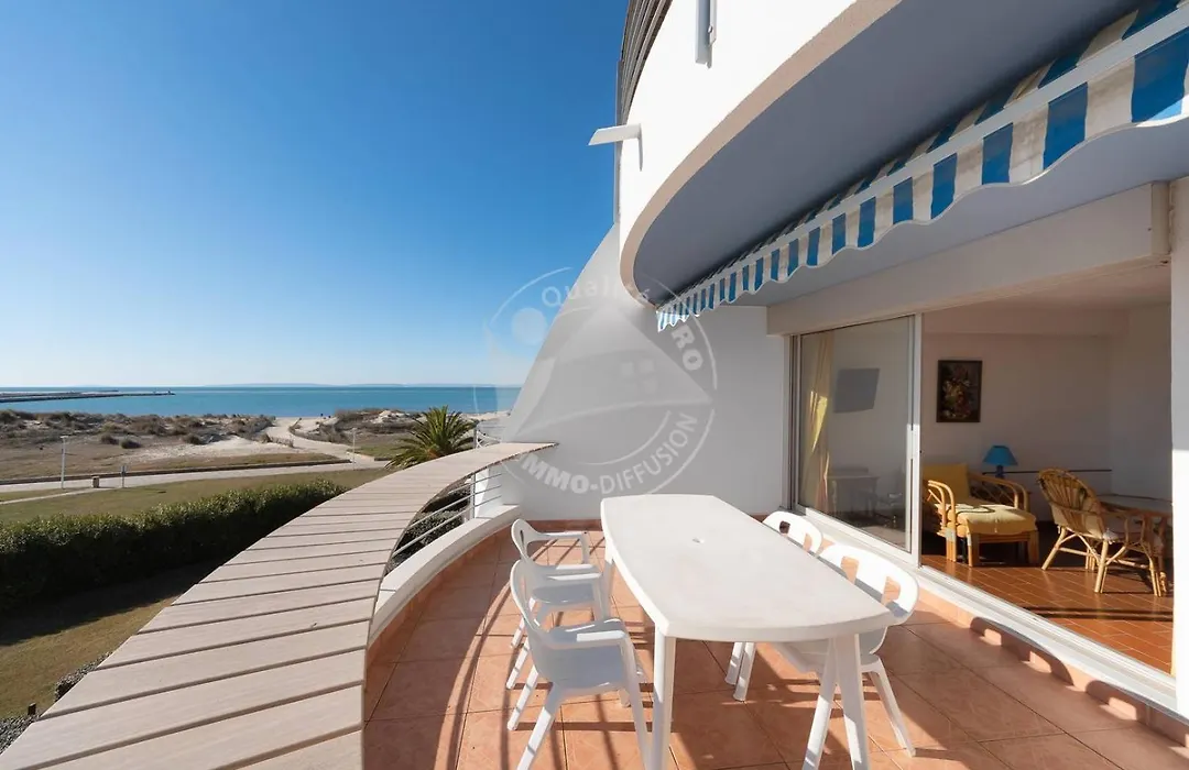 As4269 - Studio Cabine Direct Sur Plage Vue Mer Et Parking Prive Et Numerote-1