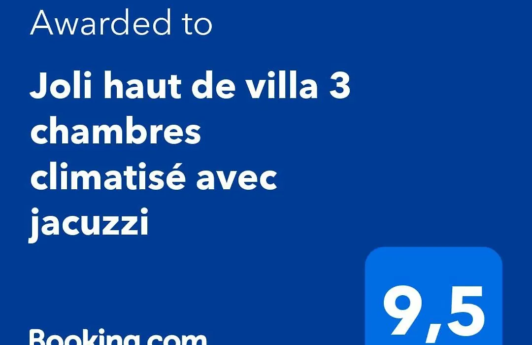 Joli haut de villa 3 chambres climatisé avec jacuzzi-1