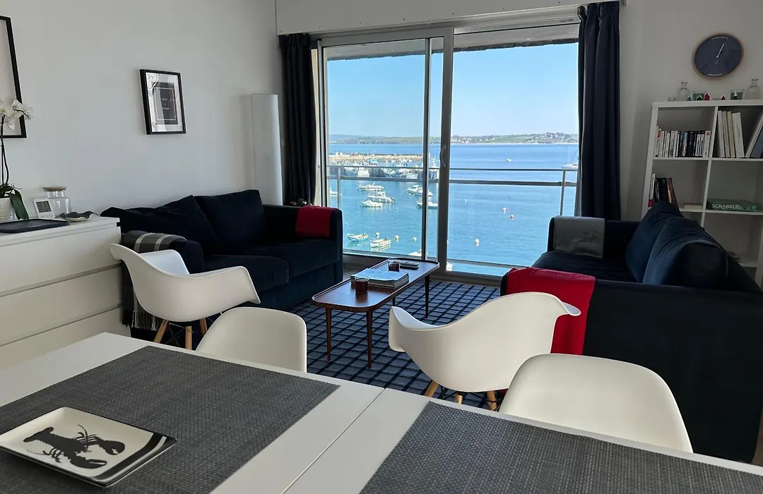 Appartement Design VIII - Port Rosmeur - Sublime vue Mer-1