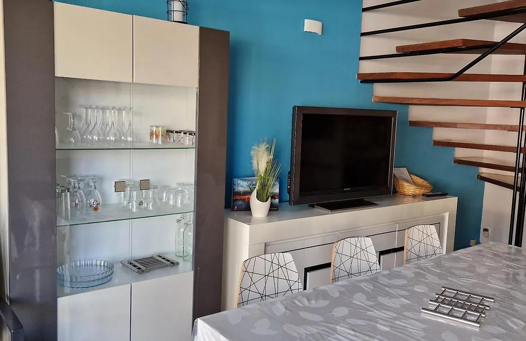Location Bord de mer, villa de vacances 6-8 personnes - jardin-1