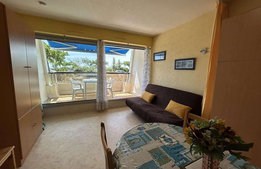 Charmant studio rénové à 50m de la plage avec terrasse et parking - FR-1-224C-82-1