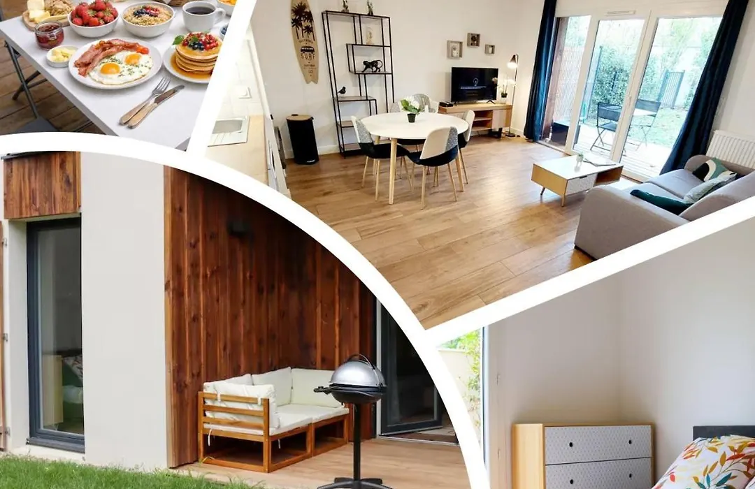 Le Cottage Jardin élégant&cosy, plage pour 6 personnes, animaux admis Biscarrosse-1