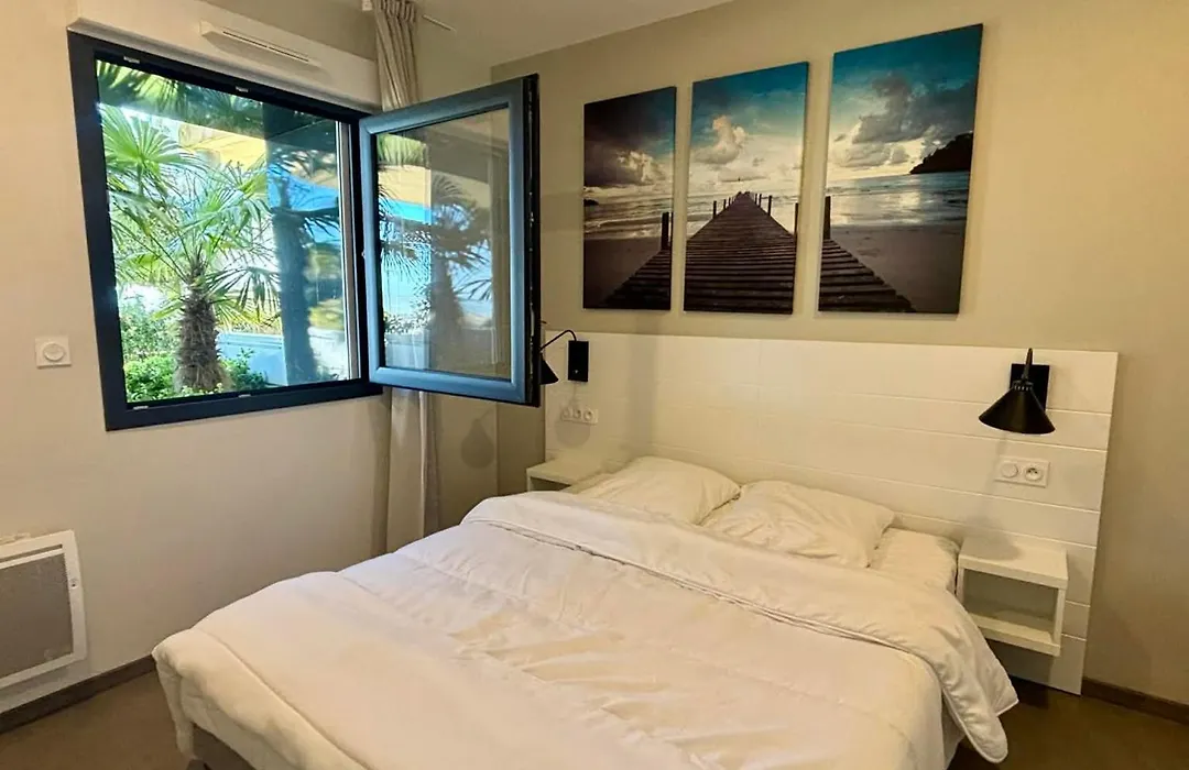 Appartement 2-6 pers, jardin, plage, piscine, parking, animaux admis - FR-1-194-223-1