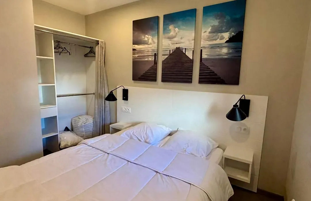 Appartement pour 4 pers avec terrasse, jardin, piscine et accès plage - Animaux admis - FR-1-194-218-1