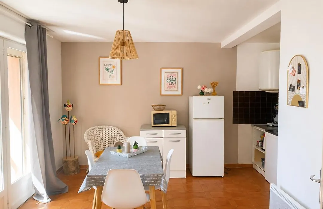 La coquille - Appartement spacieux 45m2, T2 à 1min de la plage - WIFI-1