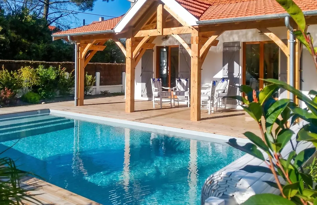 Villa de 3 chambres a Soulac sur Mer a 600 m de la plage avec piscine privee et jardin clos-1