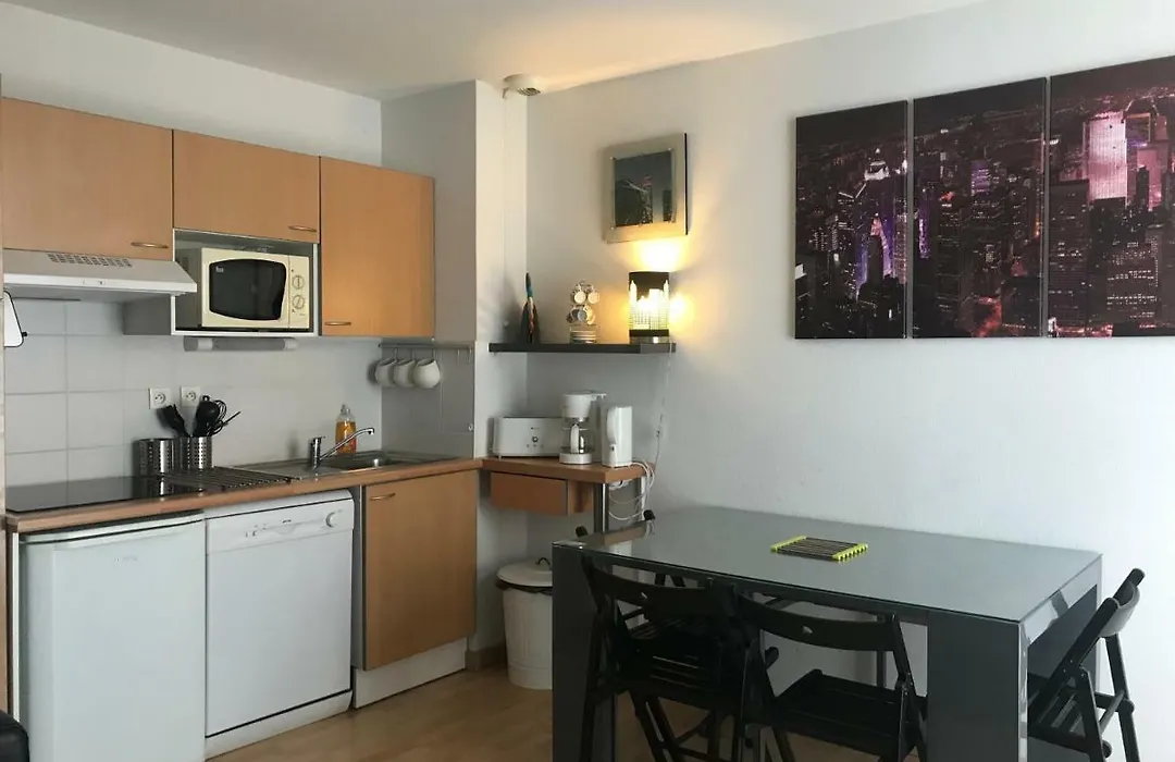 T2 + alcove 4 pers au pied du télécabine avec parking couvert-1