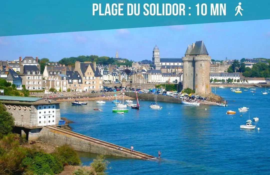 Appartement Saint Malo vue sur mer, parking vélo privé , Ferry, plage et commerces à 50 m-1