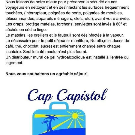 Cap Capistol Studio avec terrasse, vue port-2