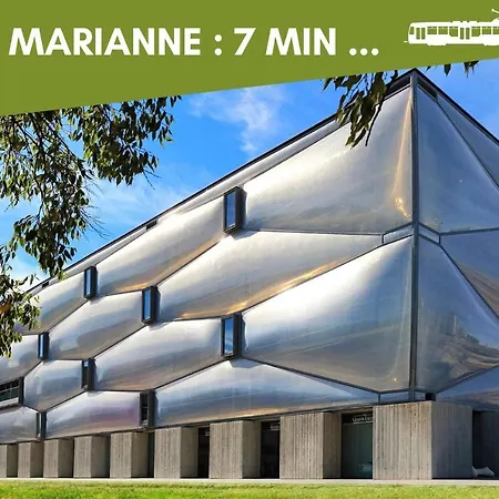 NOUVEAU - Jungle Montpeul - Clim - Wifi fibre - Netflix - 5' du centre et gare - Parking - Loggia - 15' des plages-3