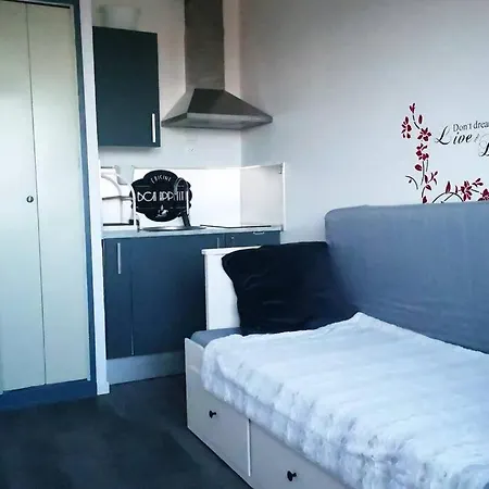 Studio vue mer 180° à 200 m de la plage en Normandie +parking-2